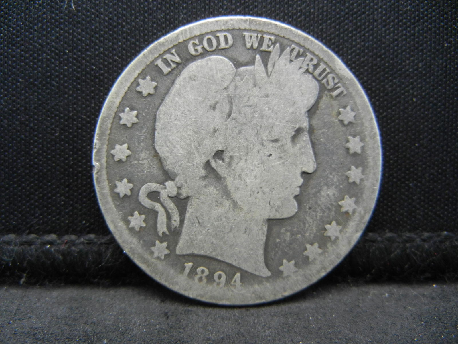 1894-S Semi-Key Date Barber Half Dollar. (1 of 2)
