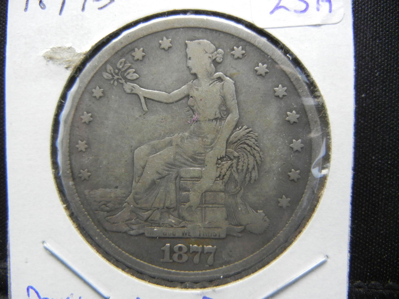 1877-S Trade Dollar.  Original VF.  This is a Doubled (1 of 3)
