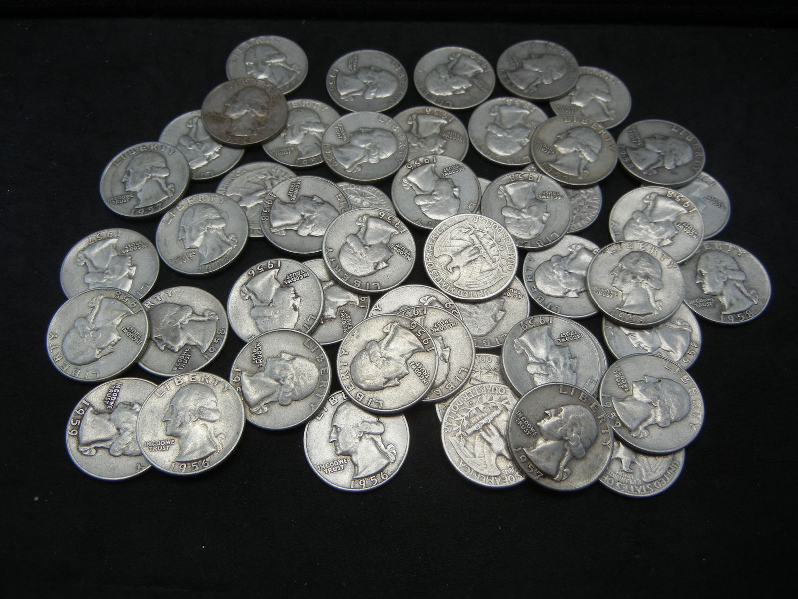 (50) 1950s Washington Quarters (1 of 3)