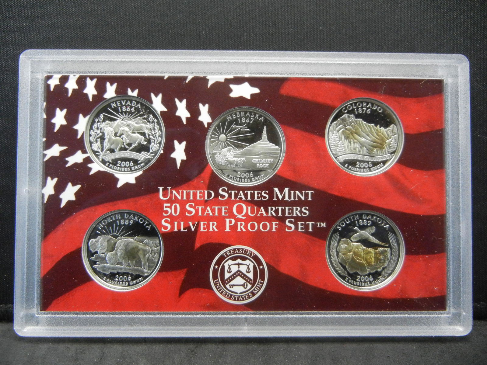 2006 Silver State Quarter Proof Set With Original (1 of 4)
