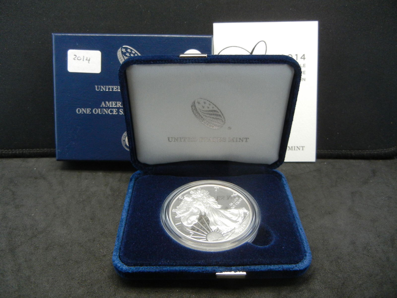 2014 W American Silver Eagle in US Mint Box (1 of 4)