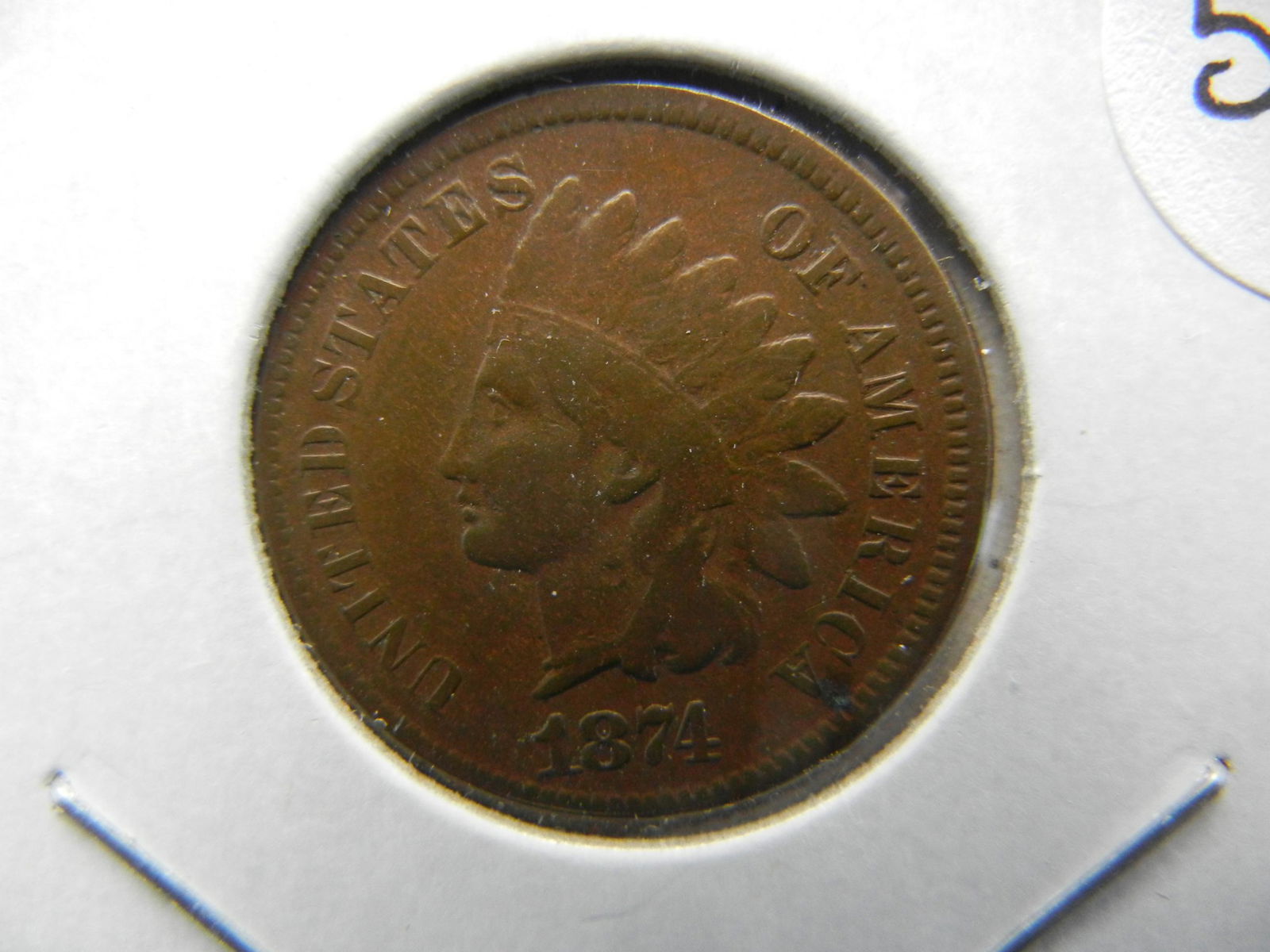 1874 Indian Cent (1 of 3)