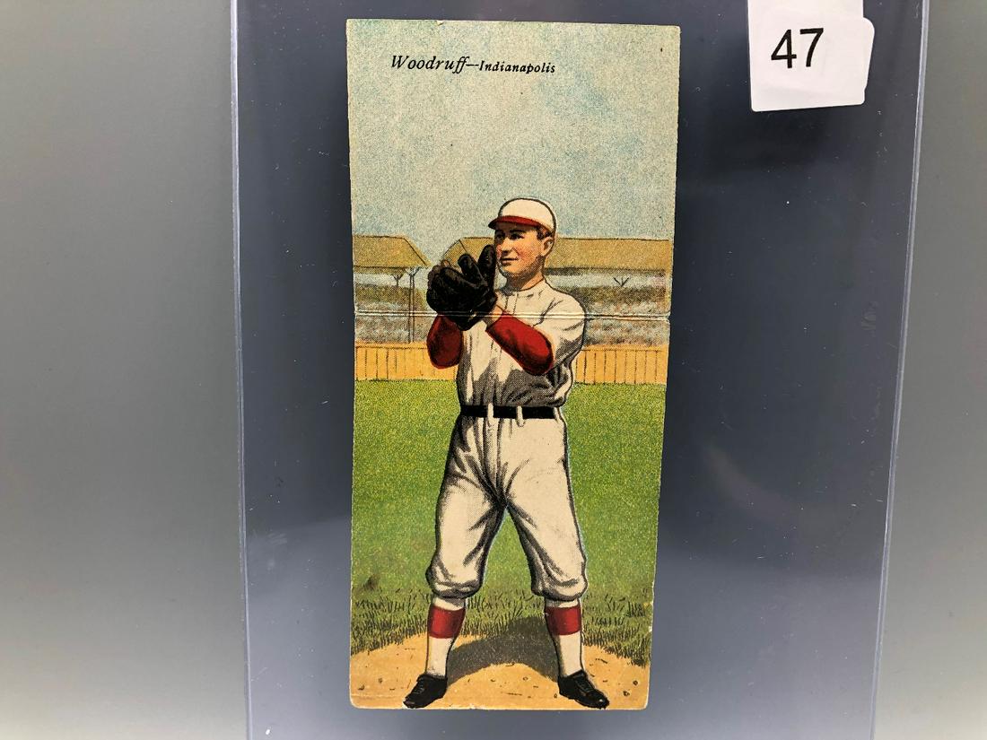 1911 T201 Mecca Double Folder Woodruff/Williams (1 of 2)