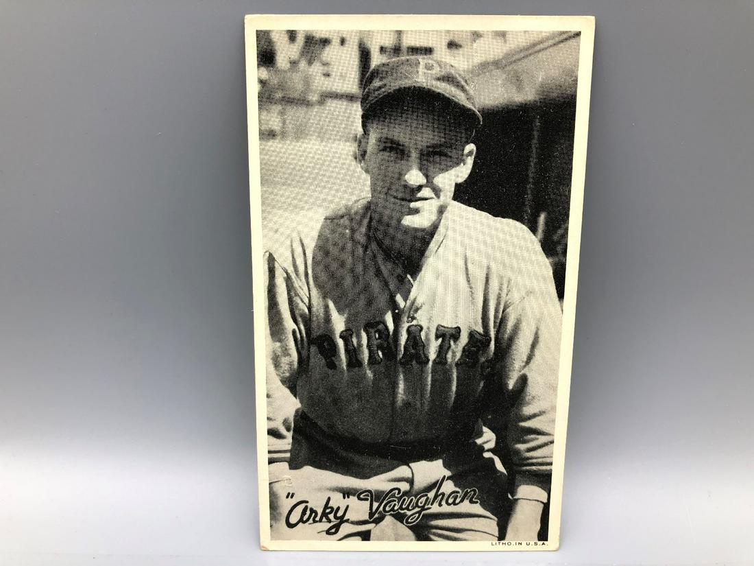 1936 Goudey Wide Pen Premiums R314 Arky Vaughan HOF (1 of 2)