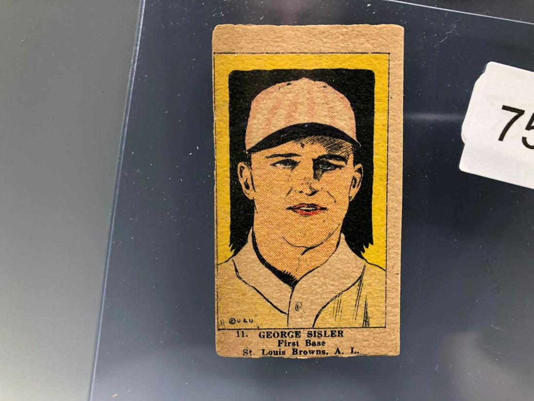 1923 W515-1 George Sisler #11 HOF: 1923 W515-1 George Sisler #11 HOF