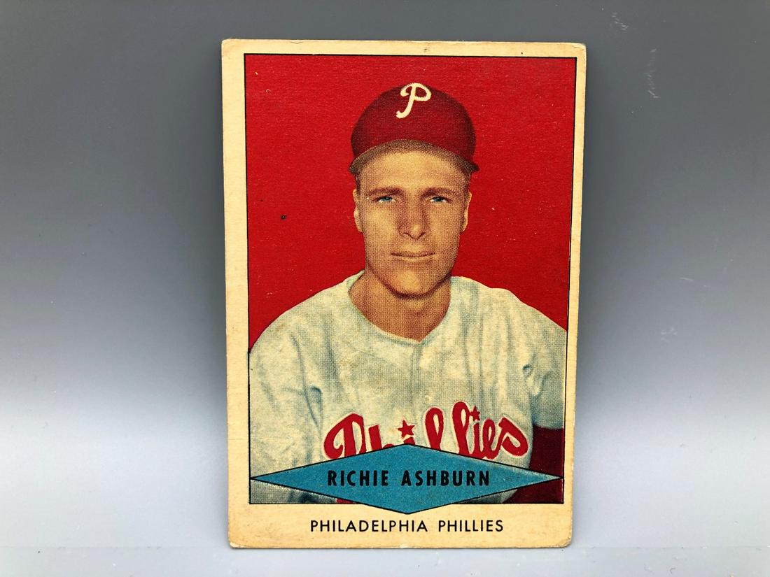 1954 Red Heart Richie Ashburn Short Print HOF (1 of 2)