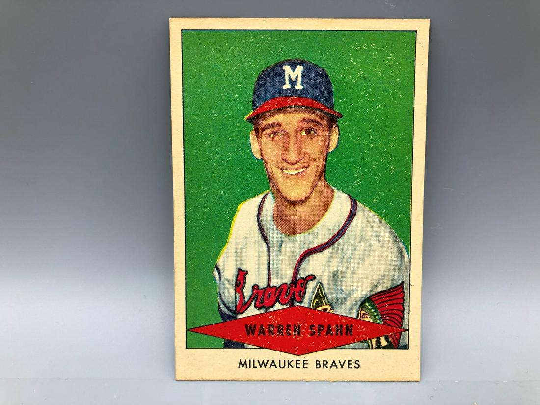 1954 Red Heart Warren Spahn HOF (1 of 2)