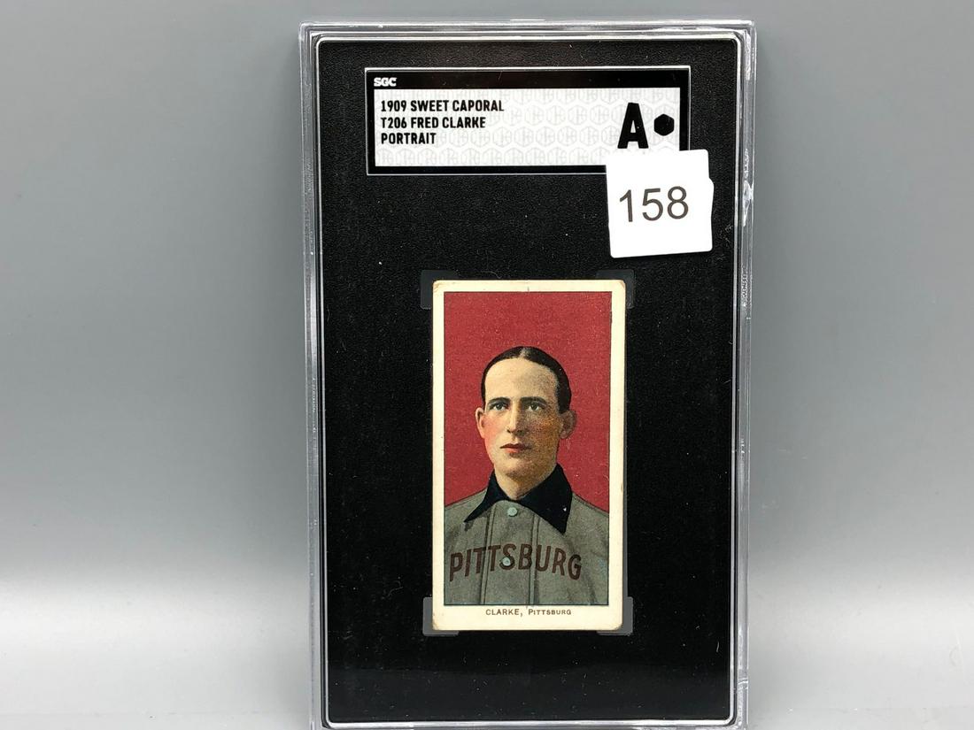 1909-11 T206 Fred Clarke SGC Authentic HOF (1 of 4)