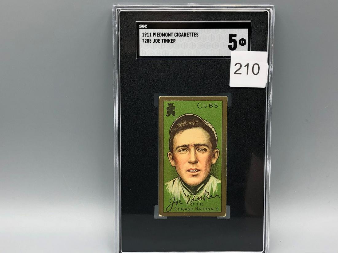 1911 T205 Joe Tinker SGC 5 HOF (1 of 2)