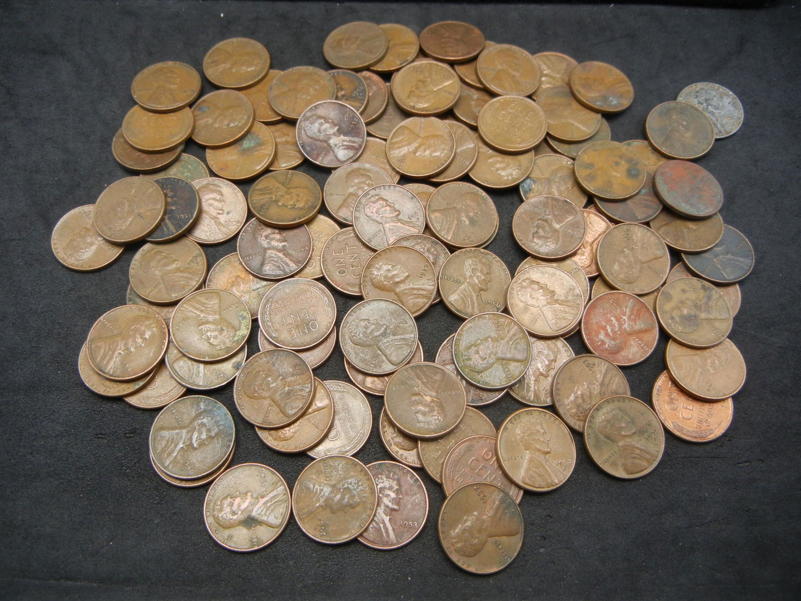 100 Wheat Cents (1 of 4)