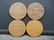 4 Canada George V Cents Dated 1920 1928 1929 1932.
