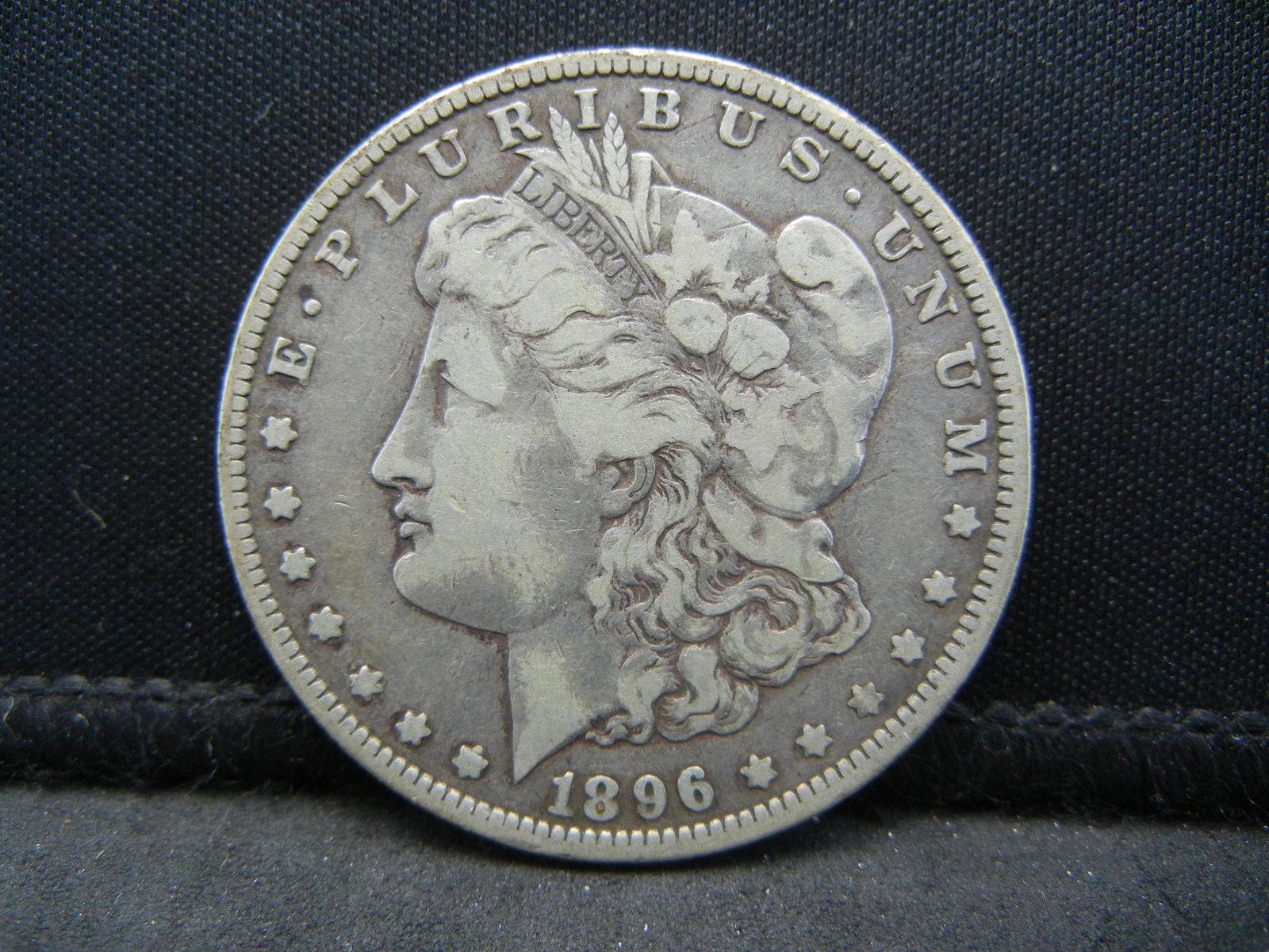 1896-O Semi-Key Date Morgan Silver Dollar. (1 of 2)