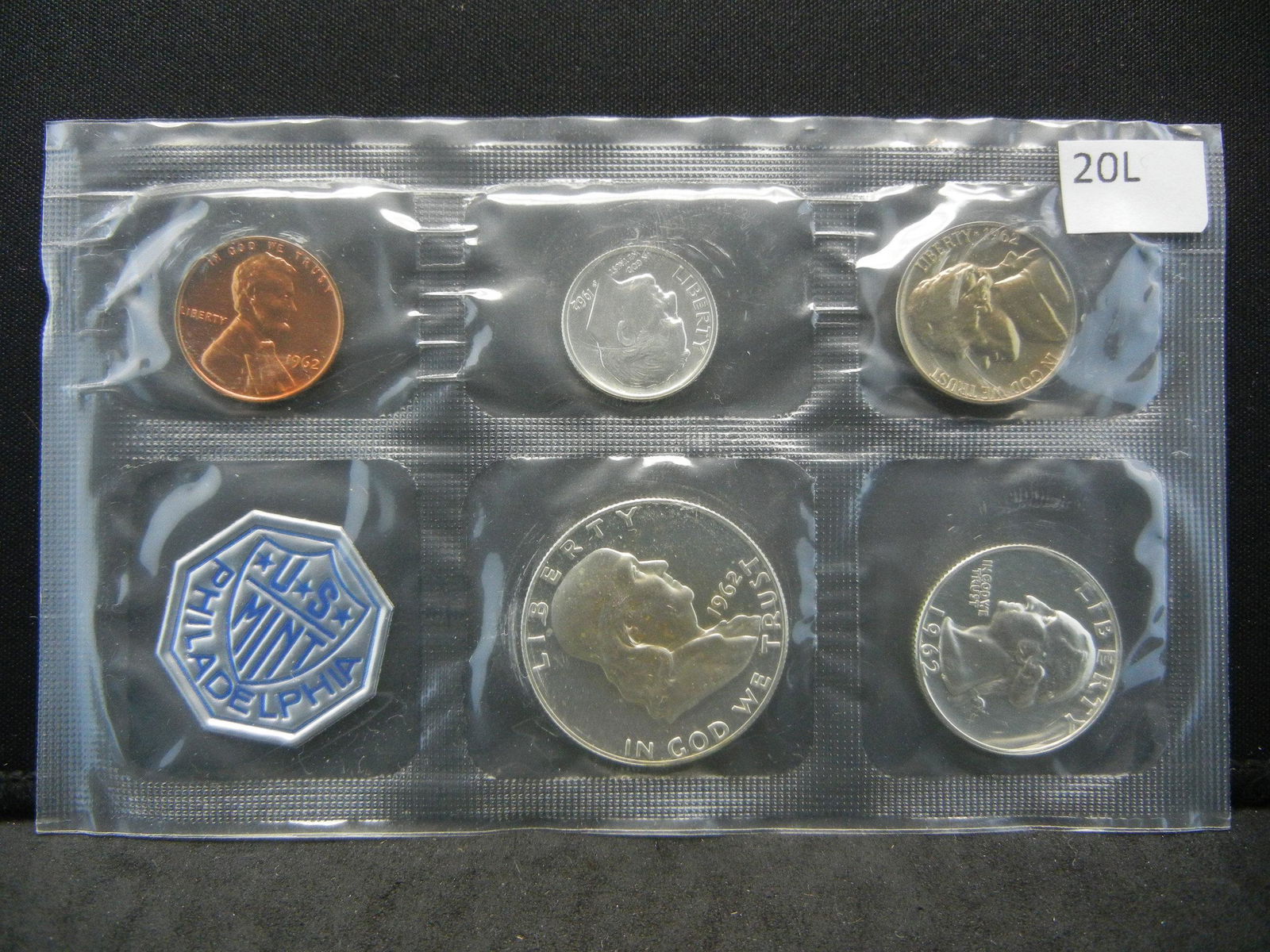 1962 United States 5-Coin Proof Set With Original Gov't (1 of 2)