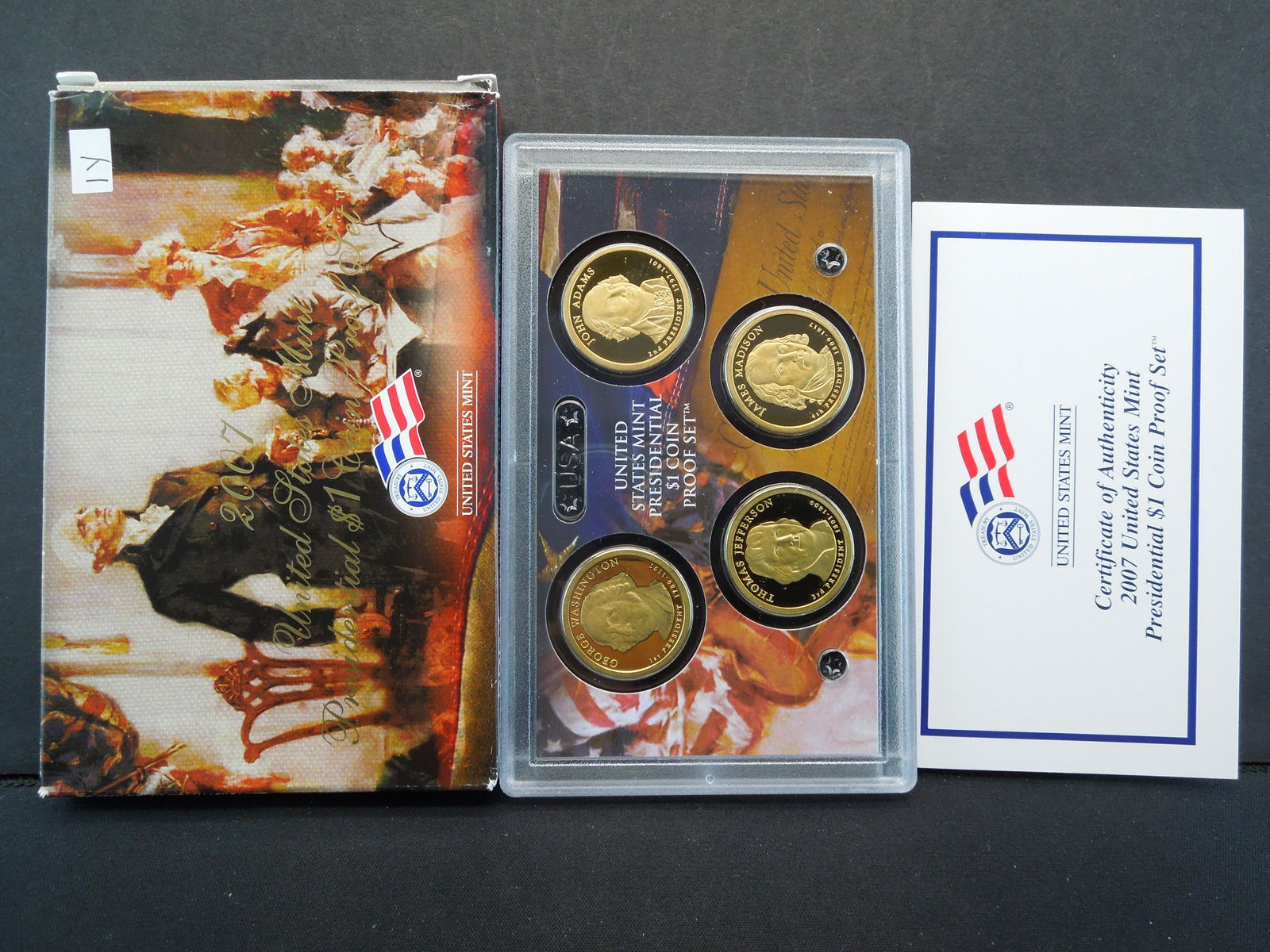 2007 US Mint Presidential Proof Set - OGP With CoA (1 of 4)