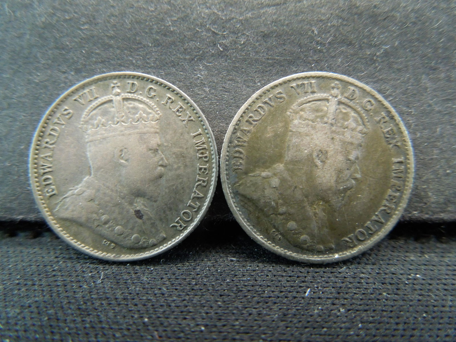 1904 & 1905 Canada 5 Cents - .925 Silver (1 of 2)