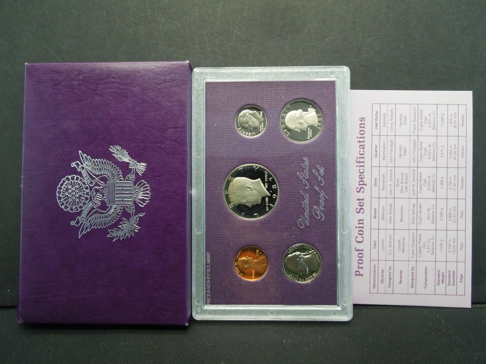 1987 US Proof Set (1 of 4)