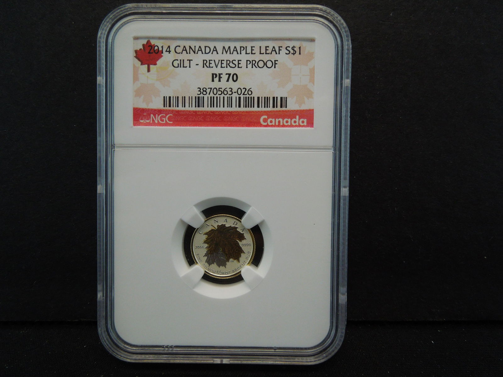2014 Canada Silver Maple Leaf Reverse Proof - NGC PF70 (1 of 4)