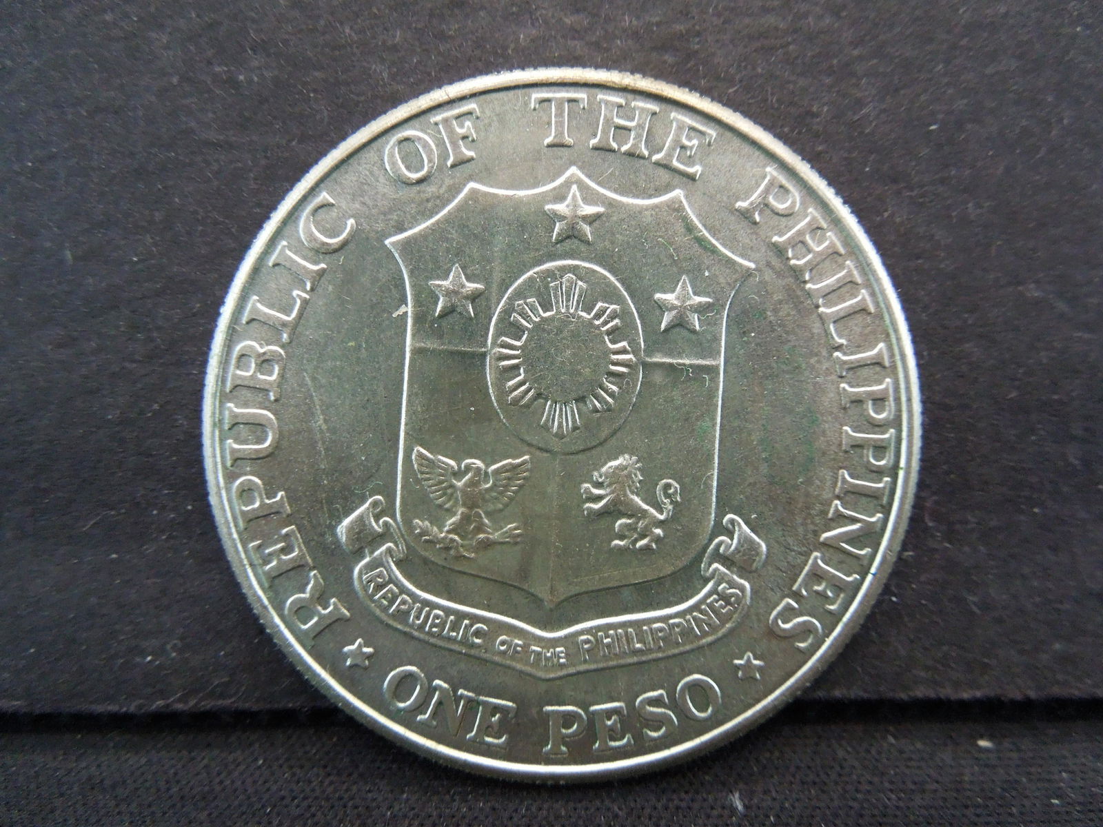 1967 Philippines Silver Peso Higher Grade (1 of 2)