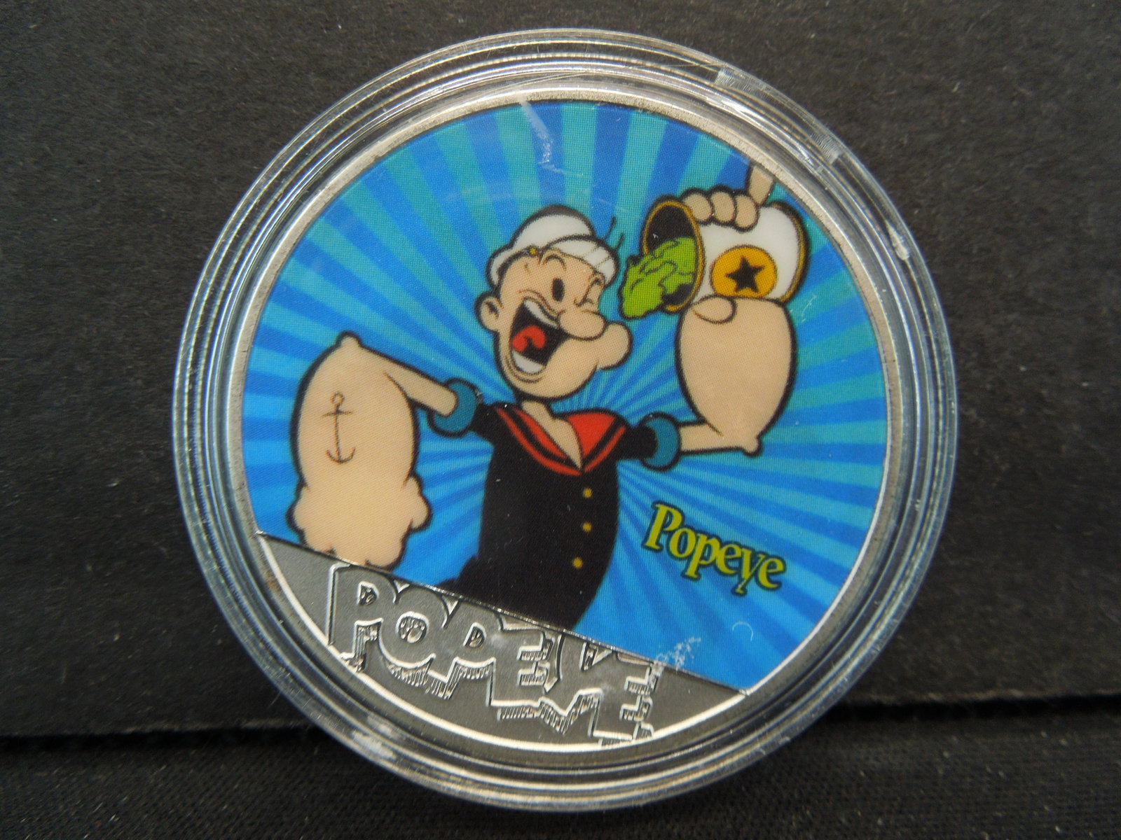 (POPEYE/1 OUNCE), NOT SILVER, NOVELTY: (POPEYE/1 OUNCE), NOT SILVER, NOVELTY