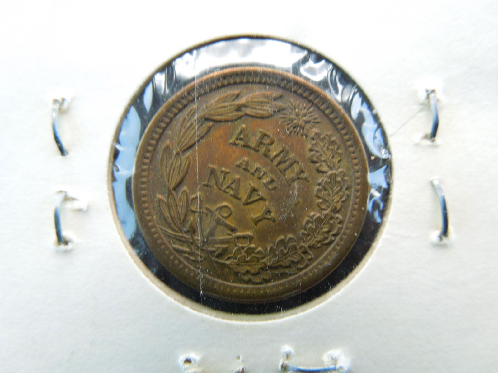 1863 Civil War Token The Union Shall and Must Be (1 of 3)