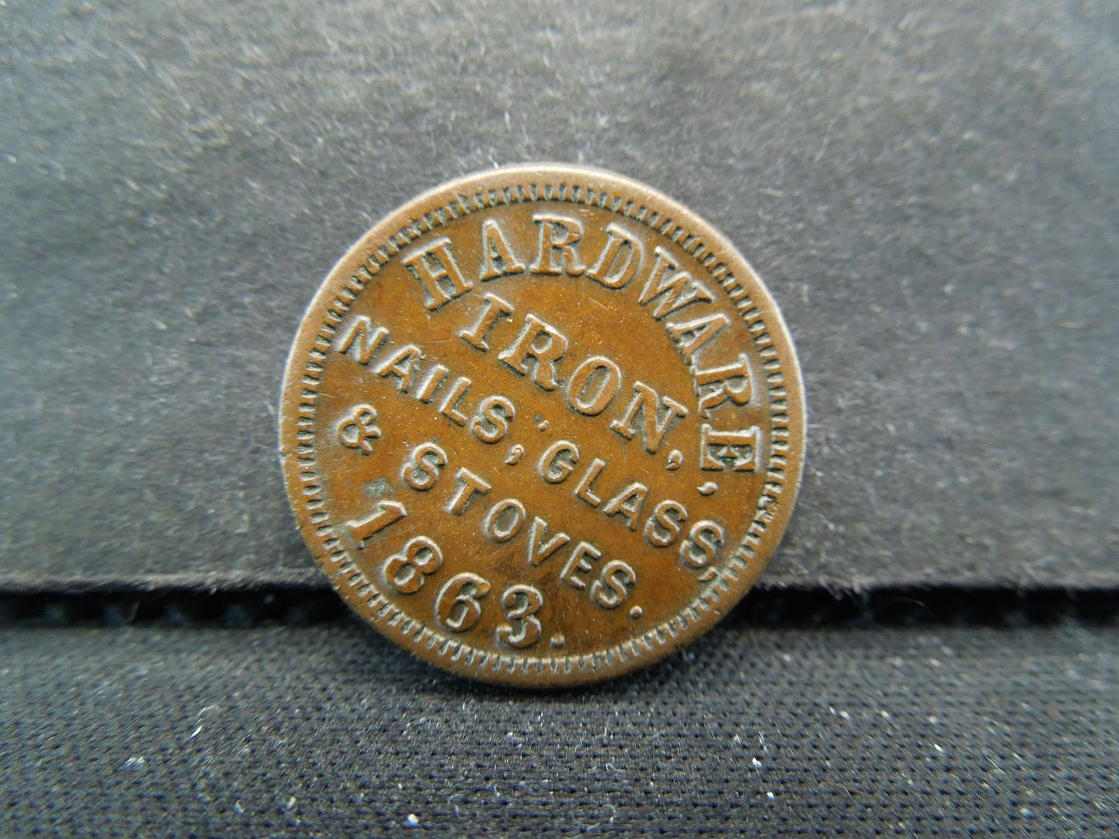 1863 Civil War Token High grade Milwaukee WI (1 of 2)