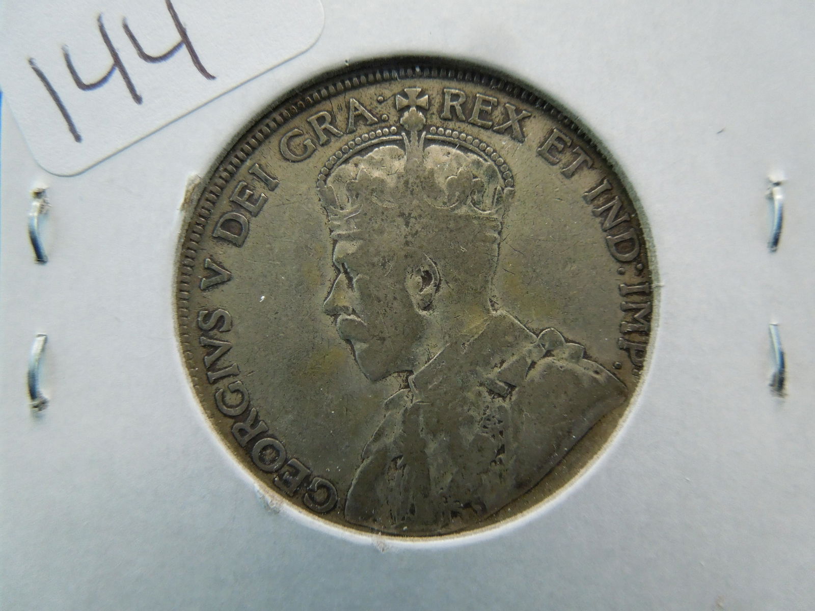 1929 Canada Fifty Cents Low Mintage (1 of 3)