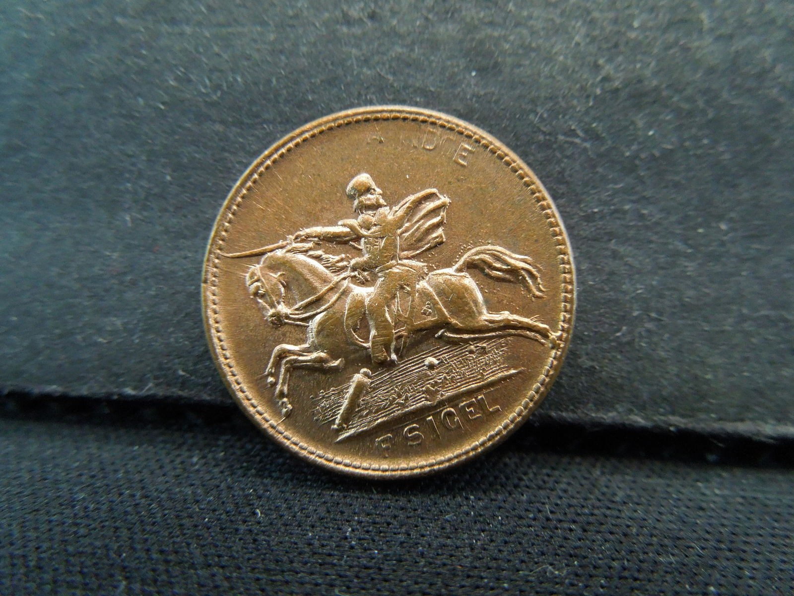 1863 Civil War Token New York Huge Die Breaks: 1863 Civil War Token New York Huge Die Breaks