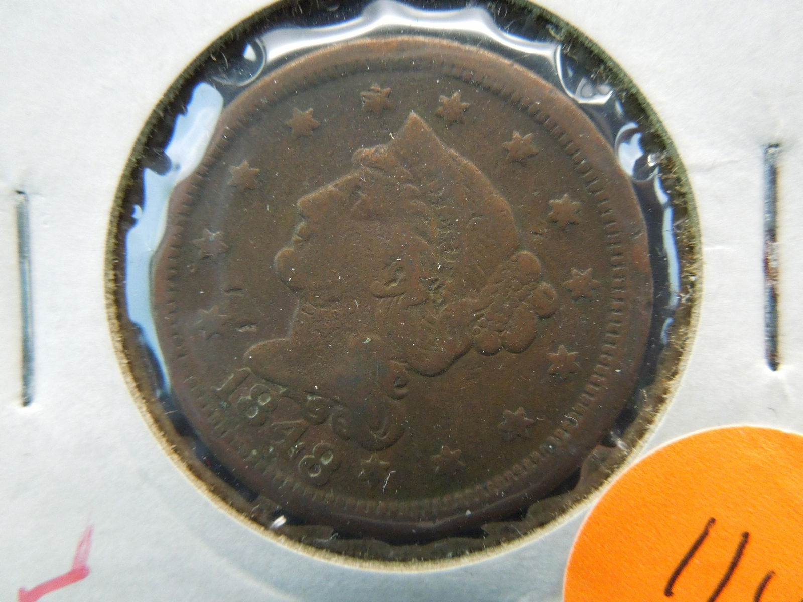 1848 US Large Cent (1 of 3)