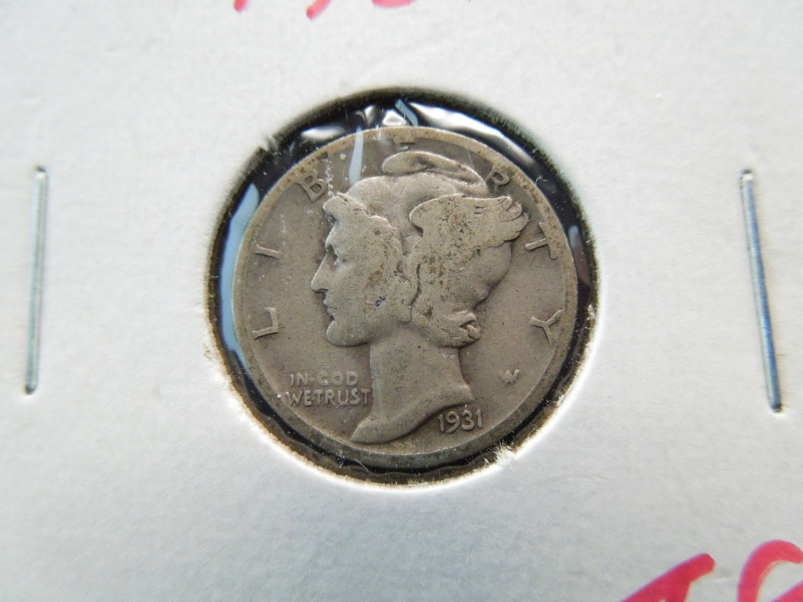 1931 D silver Mercury dime (1 of 3)