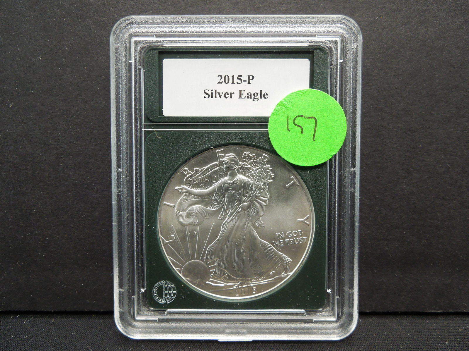 2015 P American silver eagle coin (1 of 4)