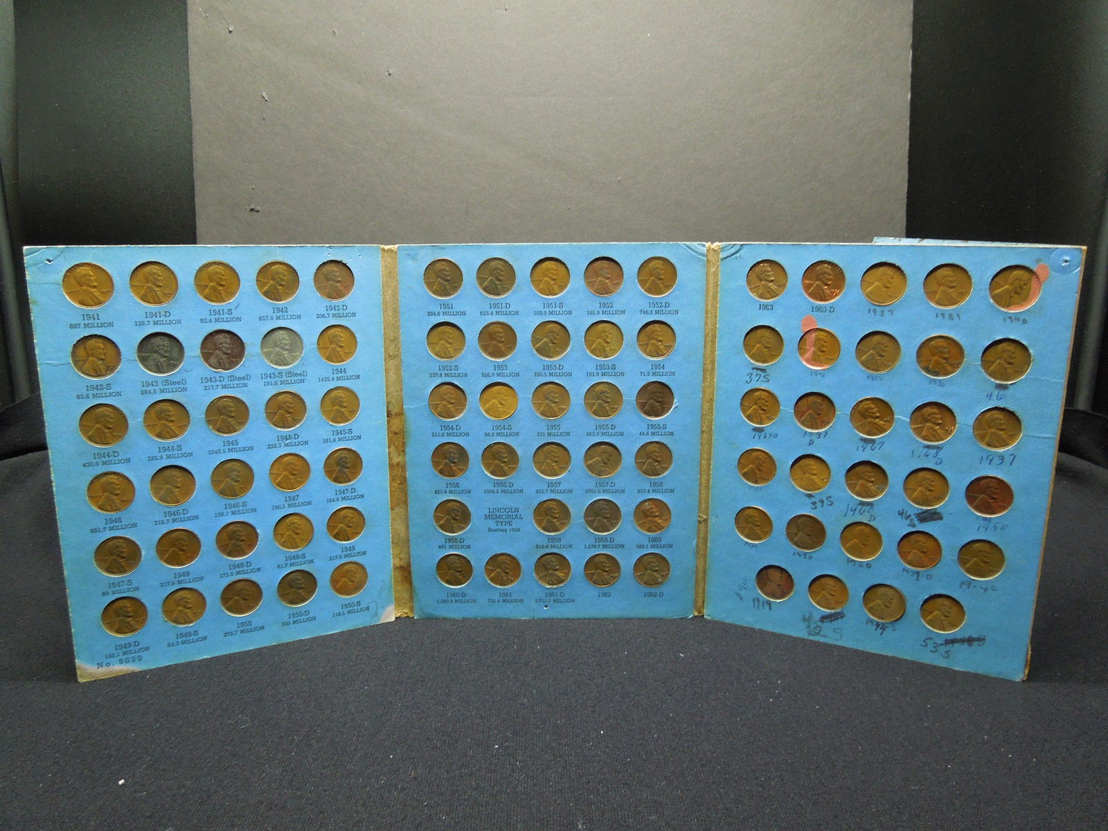 Complete 1941-64 Lincoln Cents Set Plus Extra Wheat (1 of 7)