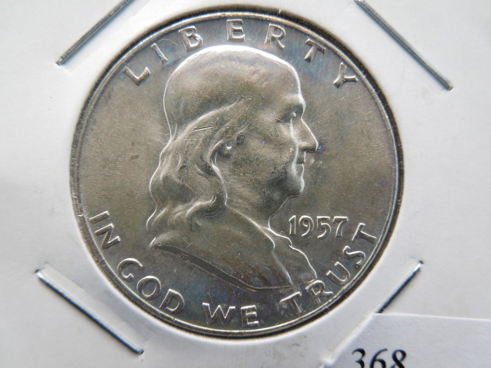 1957 D Franklin Half Dollar CH BU (1 of 3)