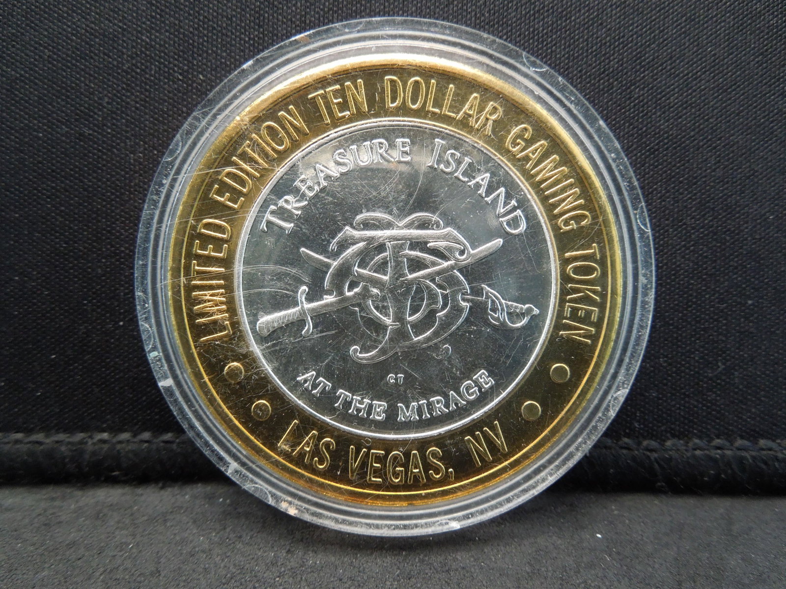 Silver Casino Token Treasure Island Las Vegas: Silver Casino Token Treasure Island Las Vegas