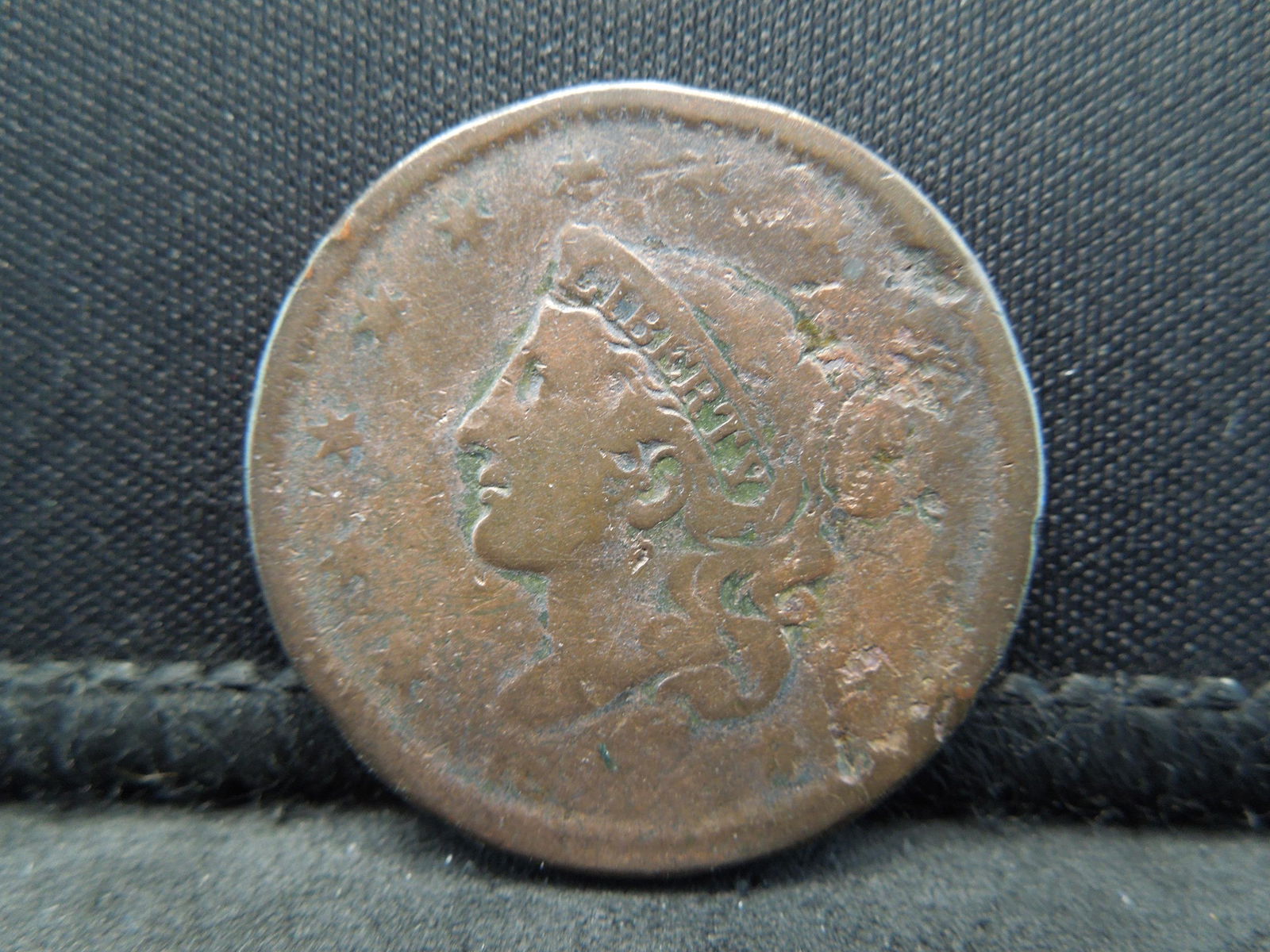 1839 Large Cent Weak Date (1 of 2)