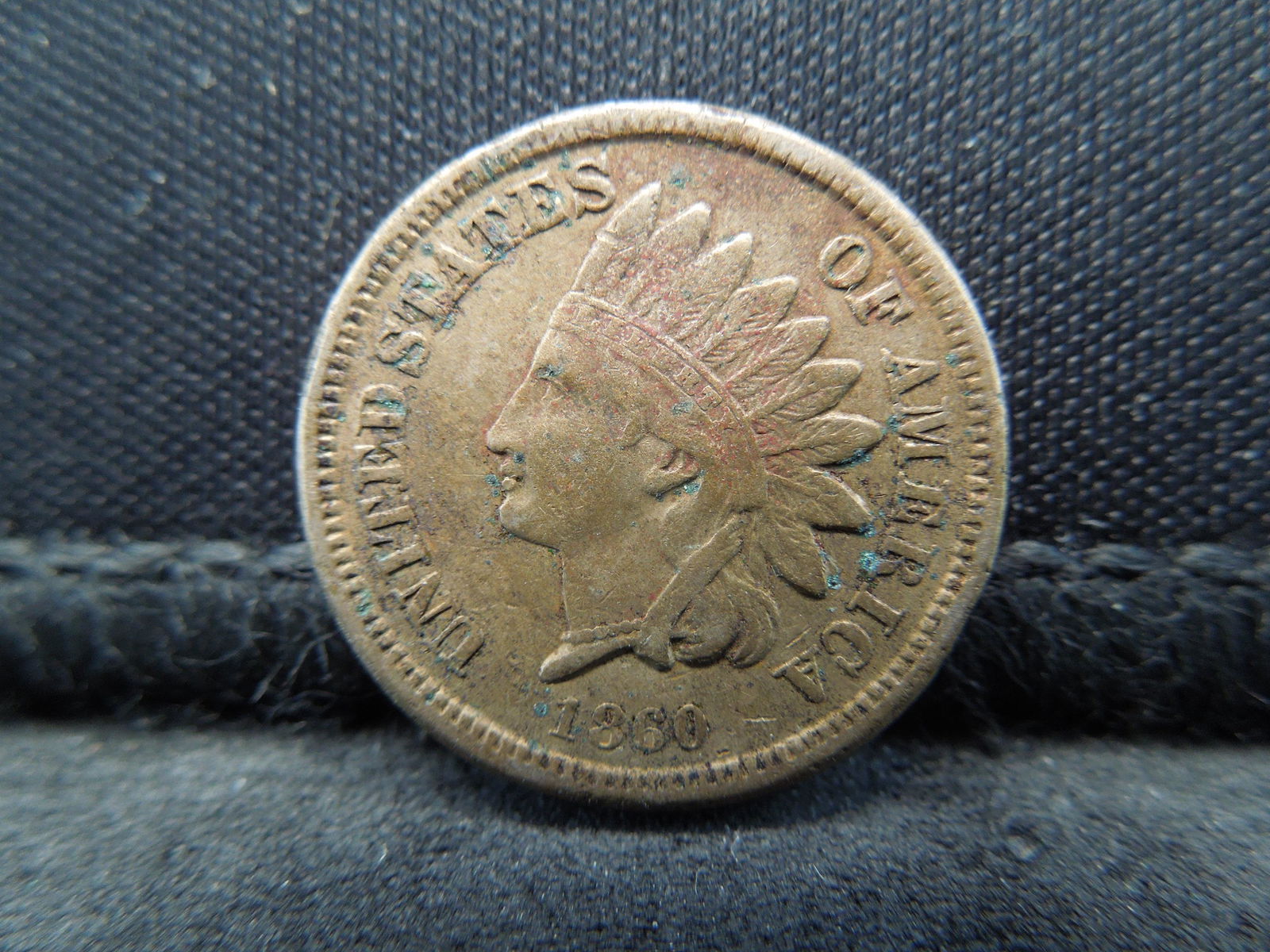 1860 Indian Head Cent Strong Details (1 of 2)