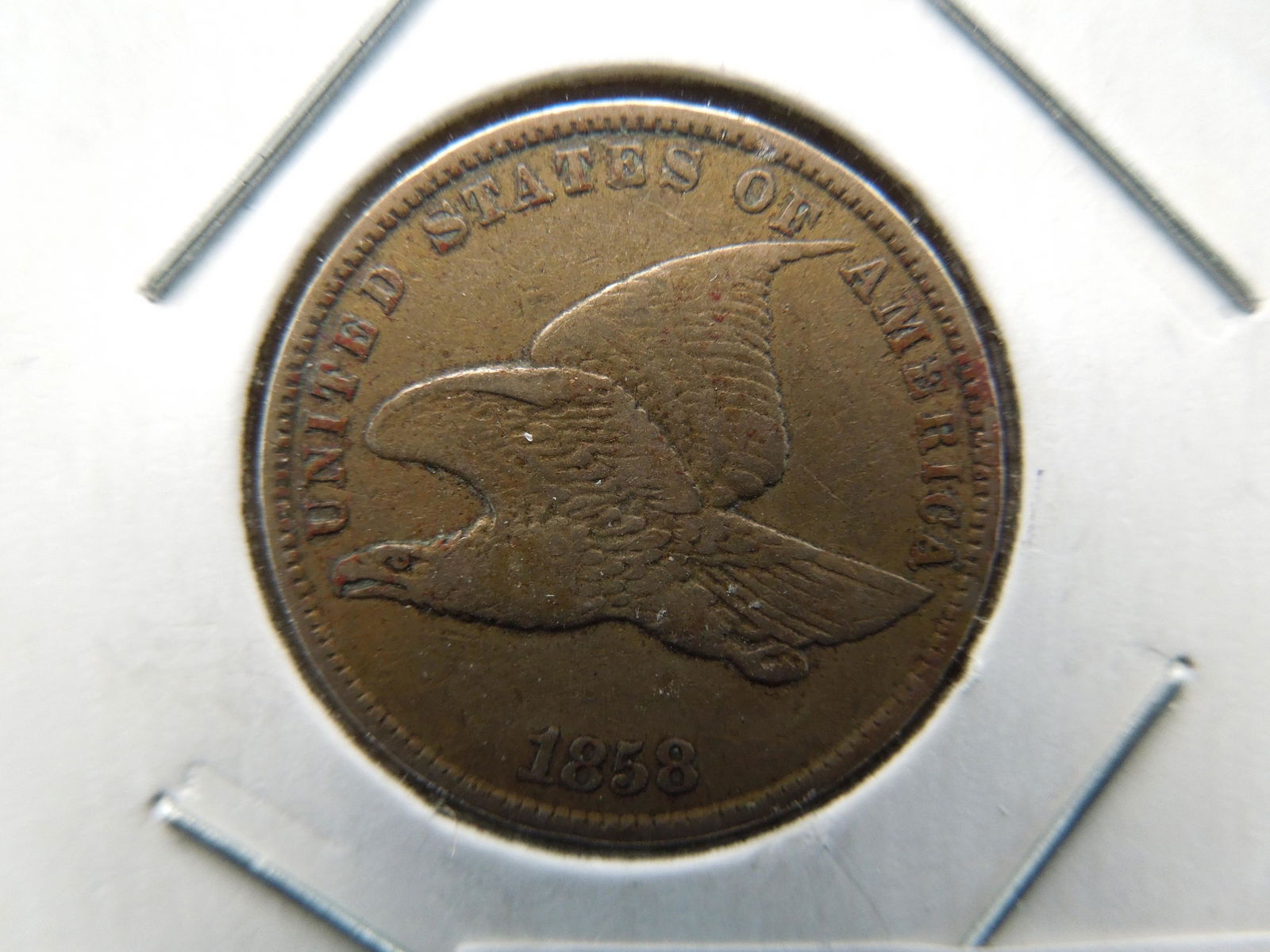 1858 Flying Eagle Cent Great Details (1 of 3)