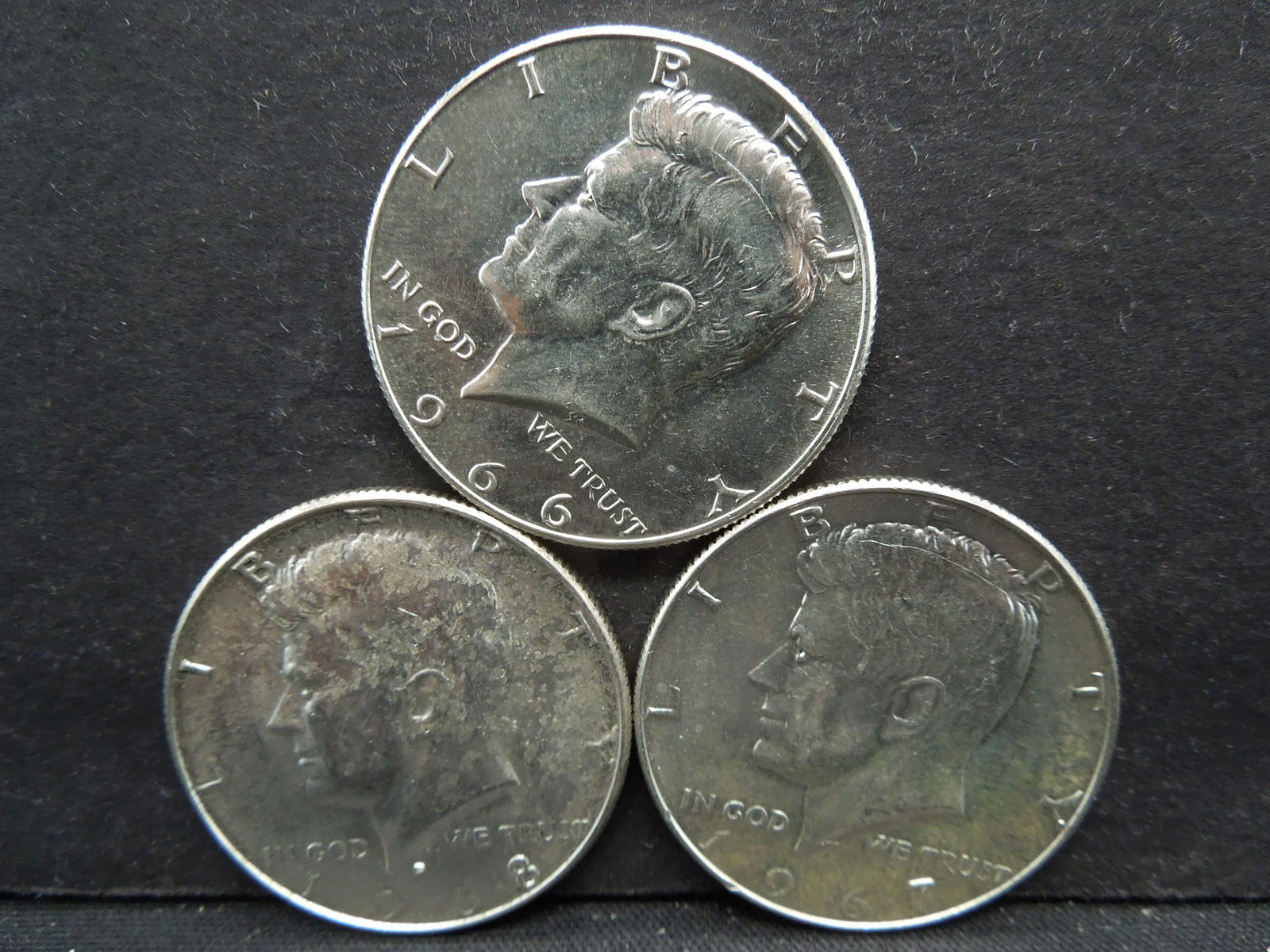 1966 thru 1968 Kennedy Half Dollars - 40% Silver (1 of 2)