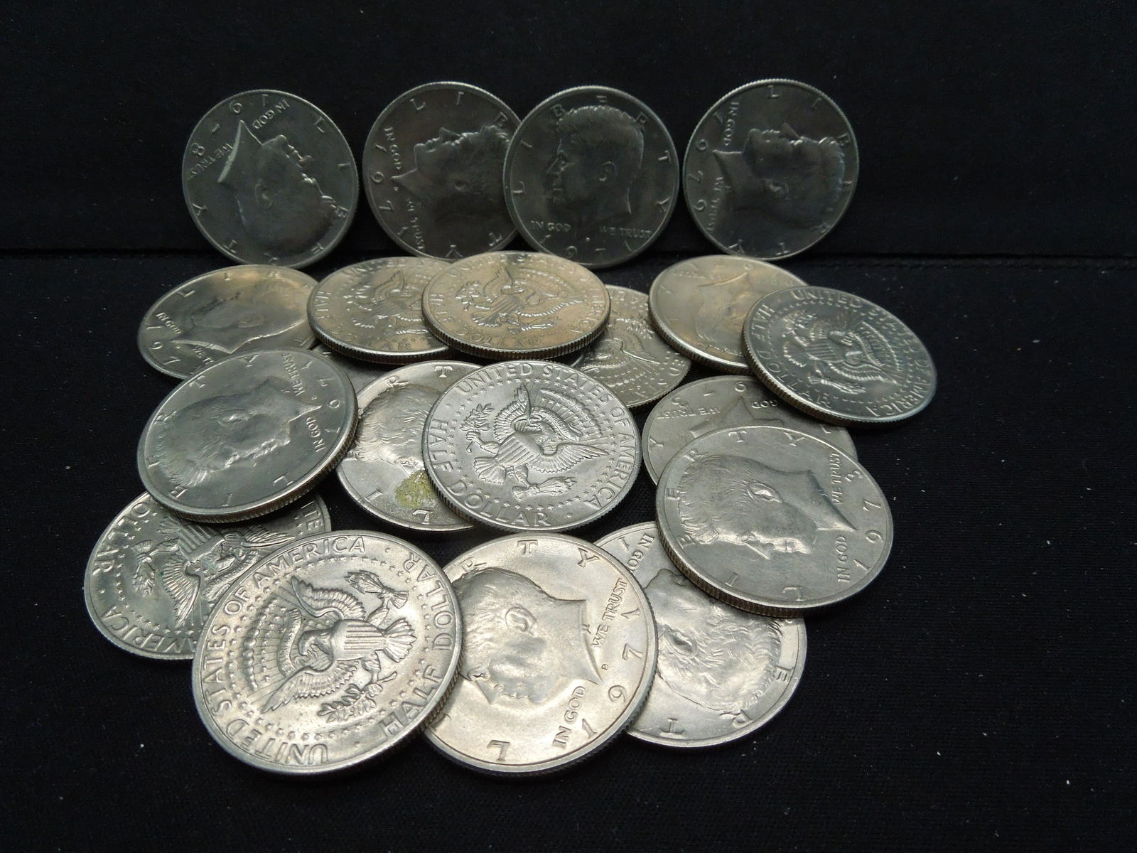 (20) Various Date Kennedy Half Dollars (1 of 5)
