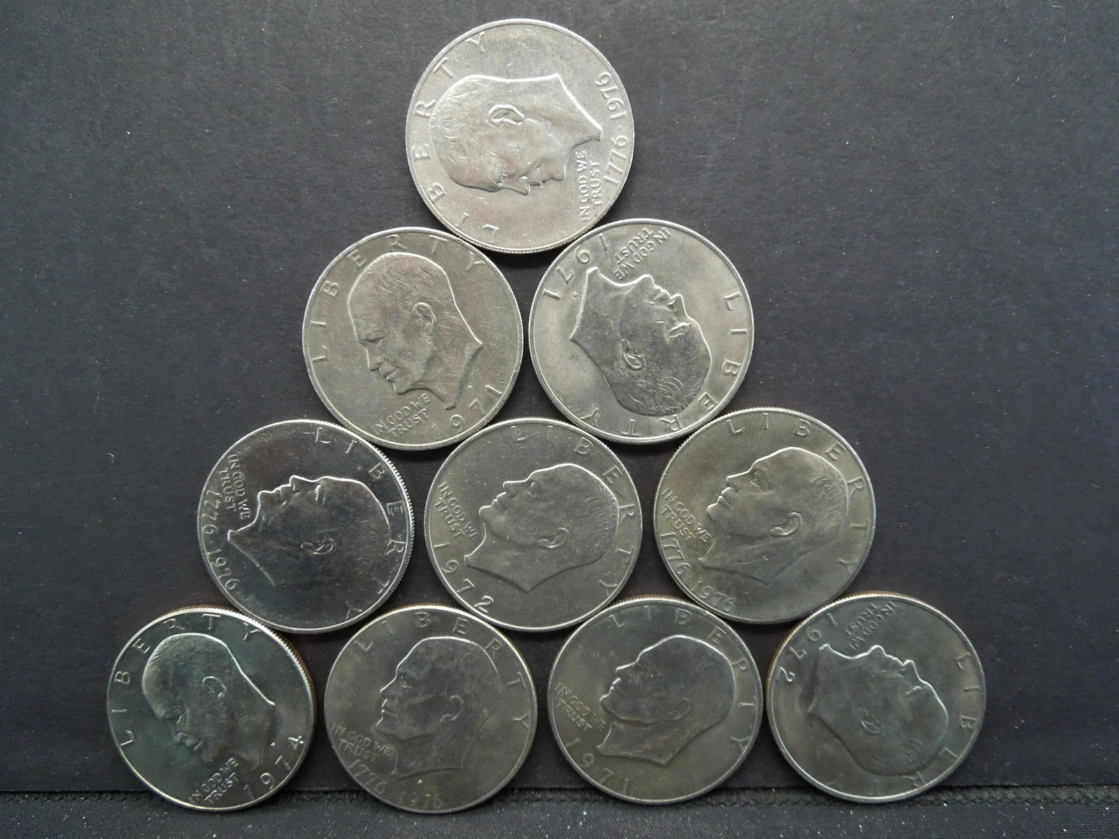 (10) Various Dates Ike Dollars (1 of 2)