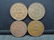 4 Canada George V Cents Dated 1929 1933 1935 1936.