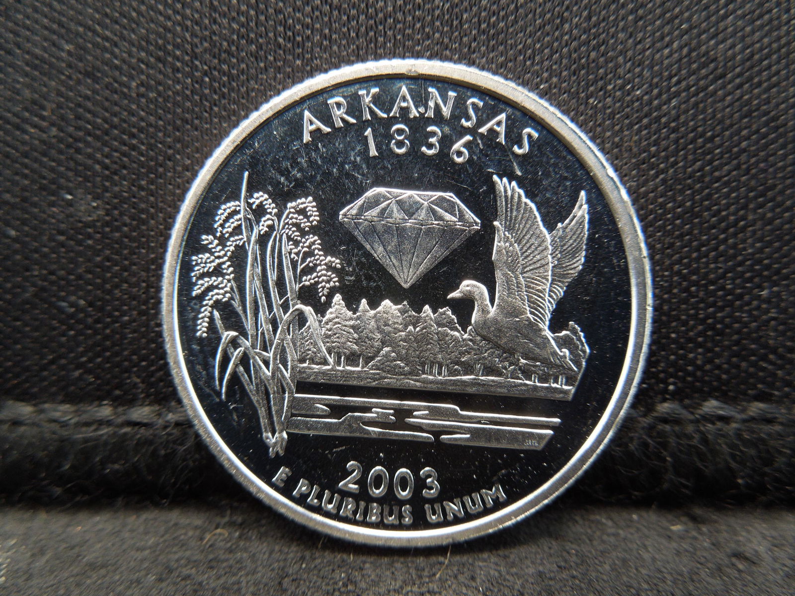 2003 S 90% Silver Arkansas Proof Quarter (1 of 2)
