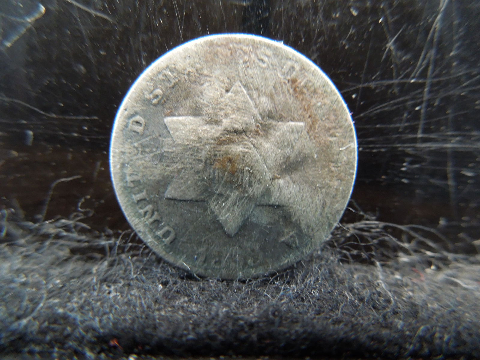 1853 United States 3-Cent Silver. (1 of 2)