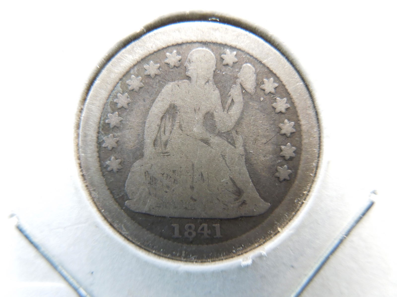 1841-O Seated Liberty Dime.  Original VG (1 of 3)