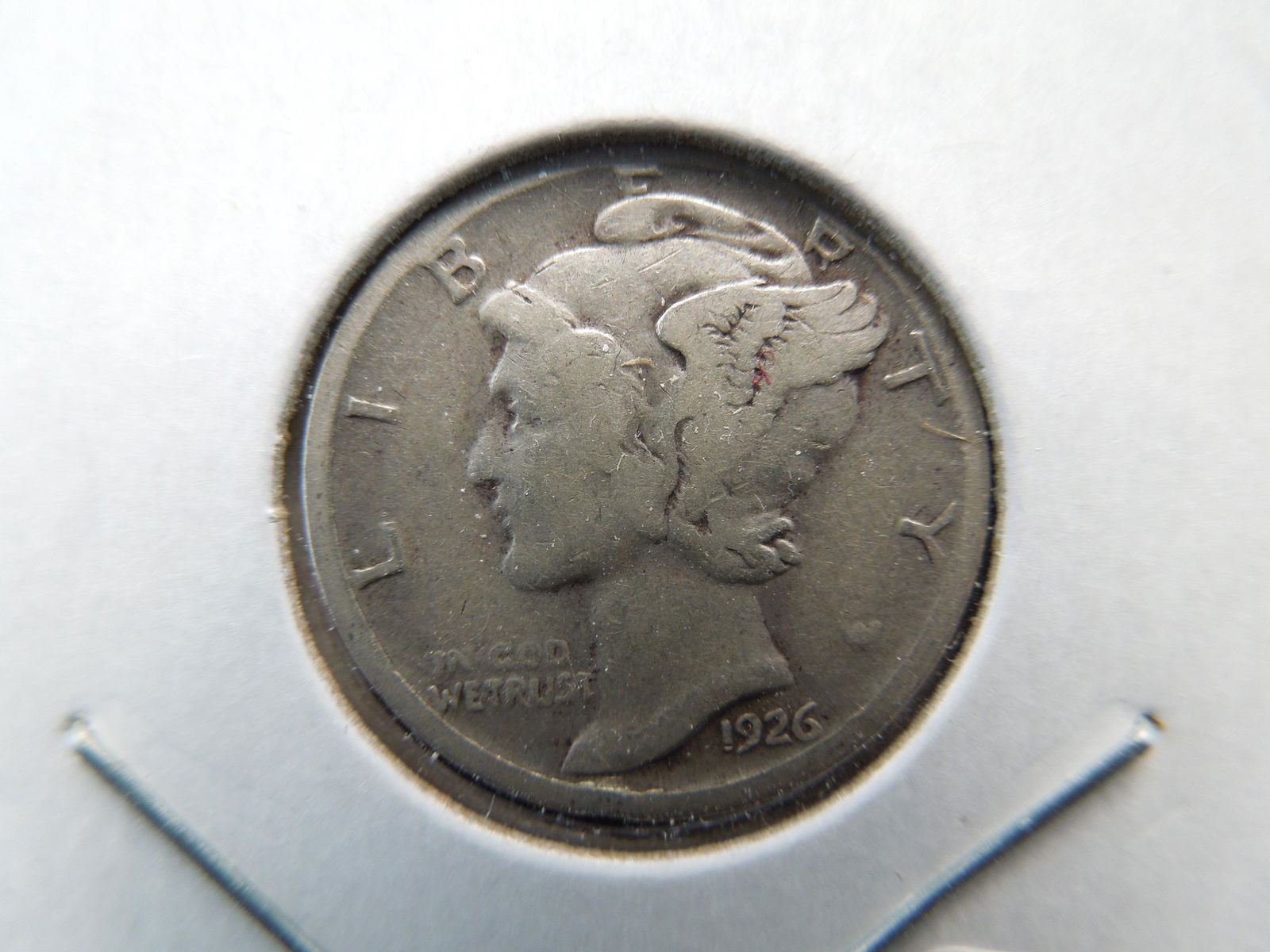 1926-S Mercury Dime.  Semi-Key Date.  Fine. (1 of 3)