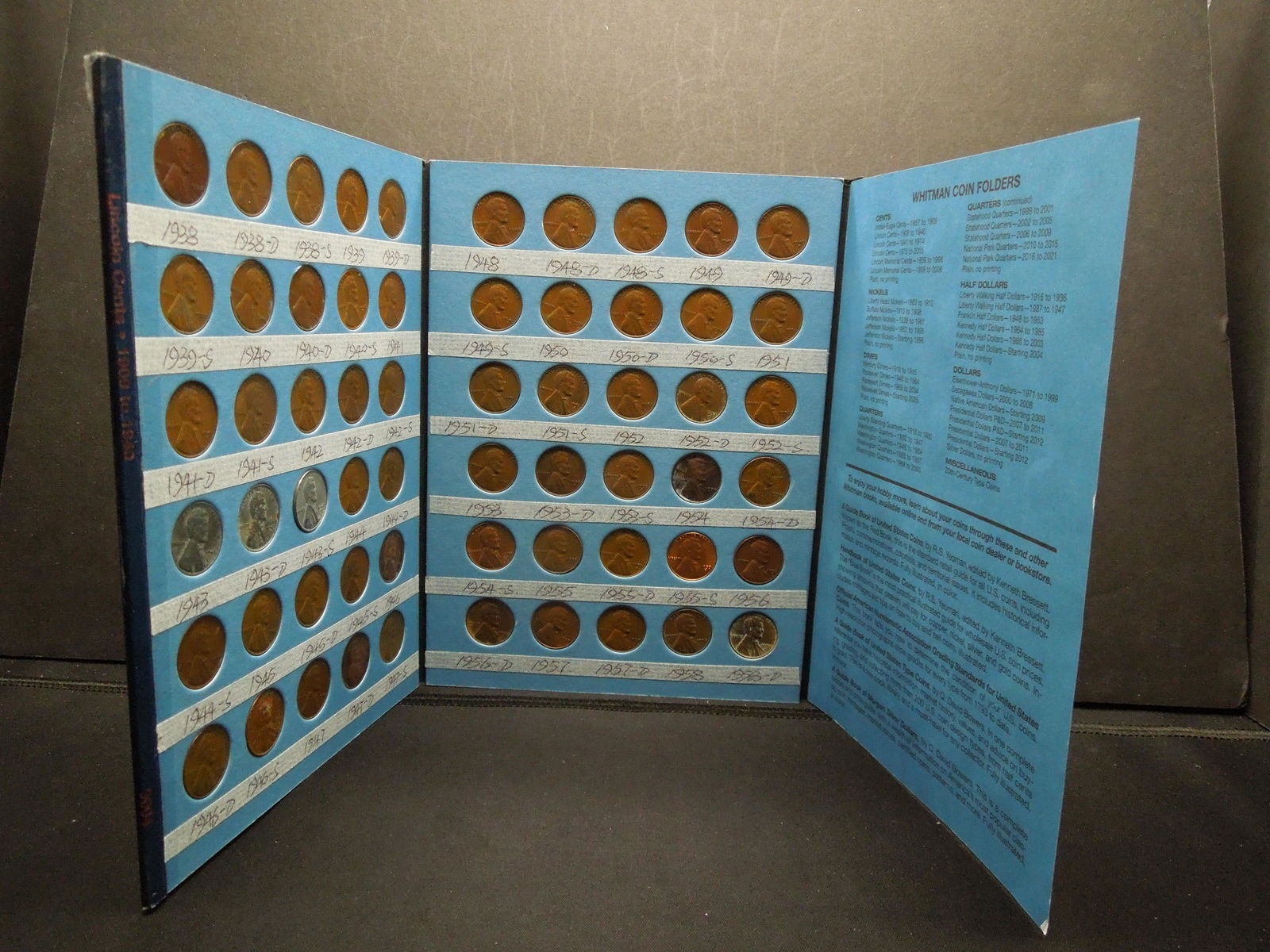 1938-1958 Wheat Cents, Some Mint Marks (1 of 6)