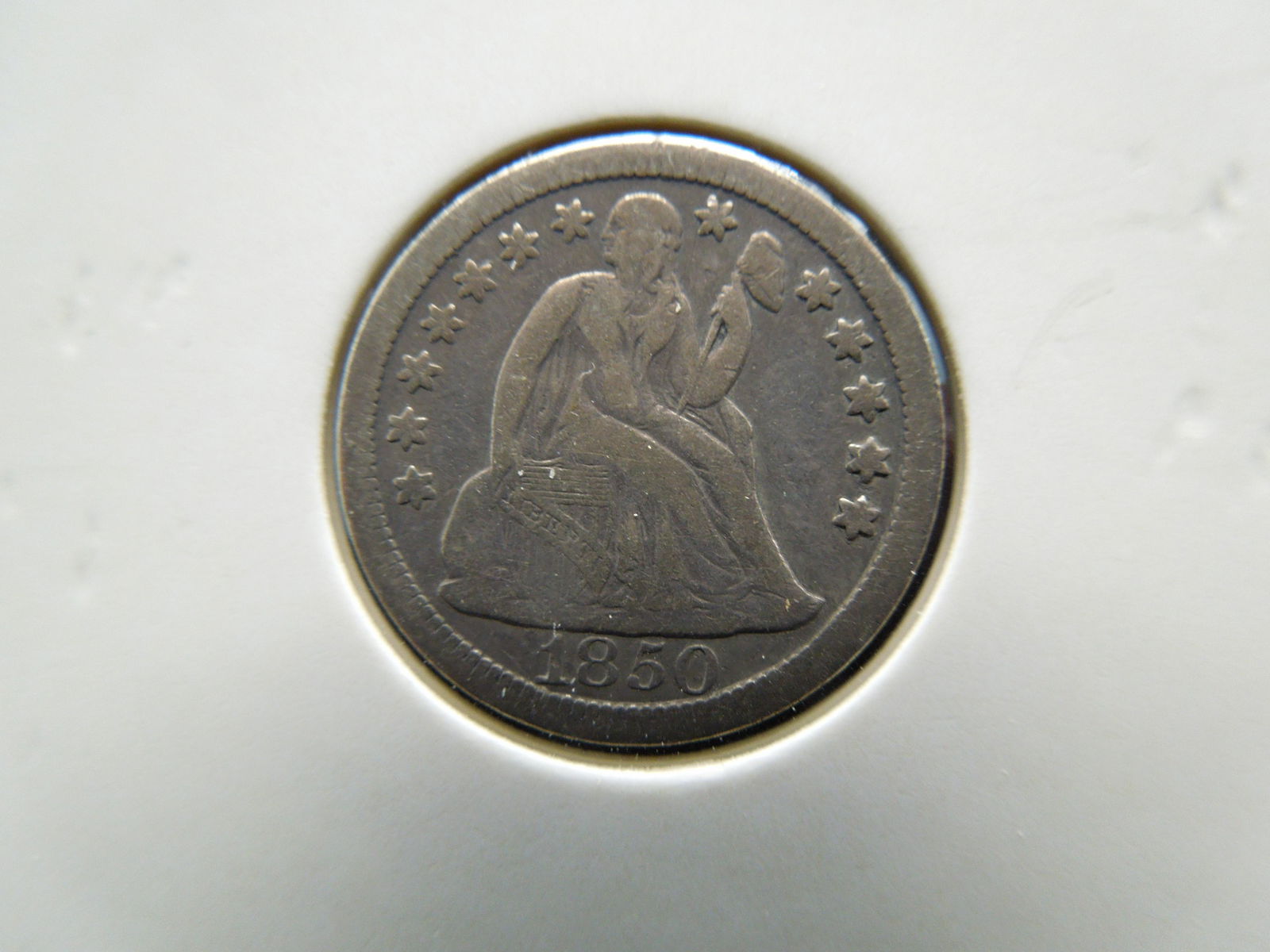 1850 Liberty Seated Dime (1 of 3)
