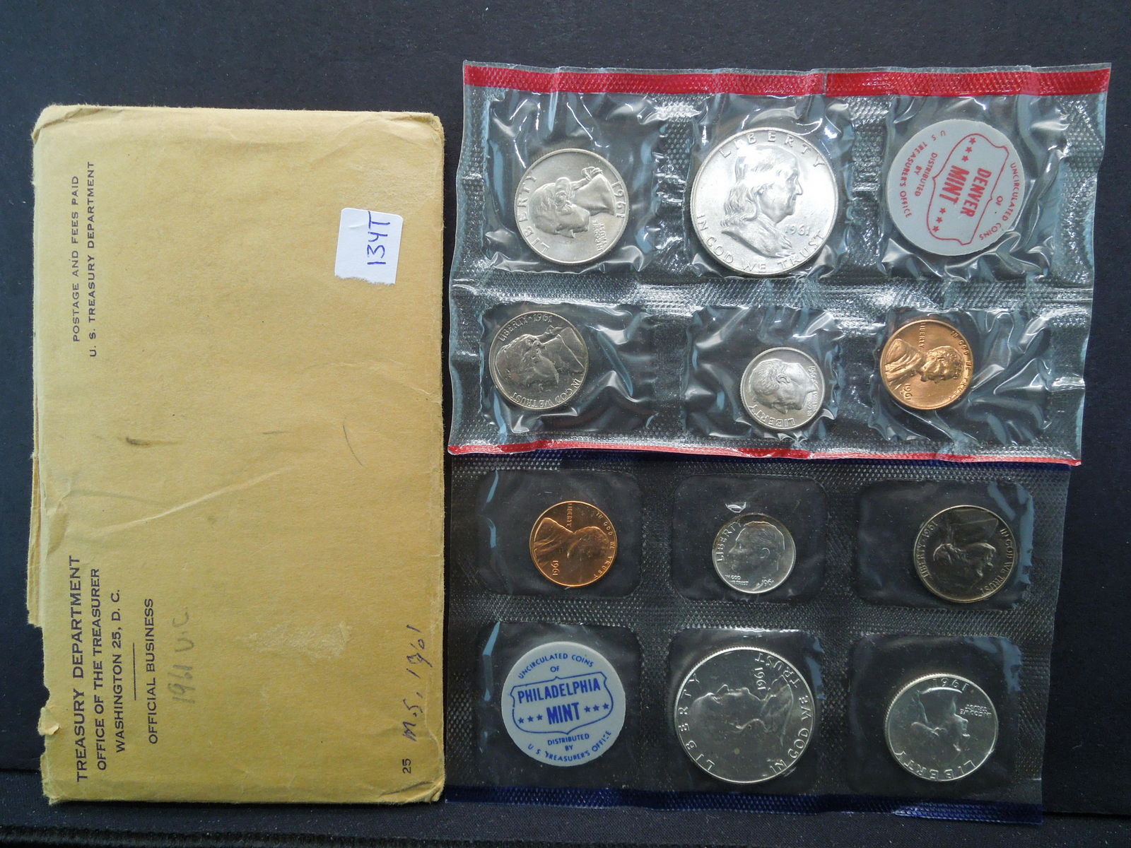 1961 P&D U.S. Mint Set (1 of 5)
