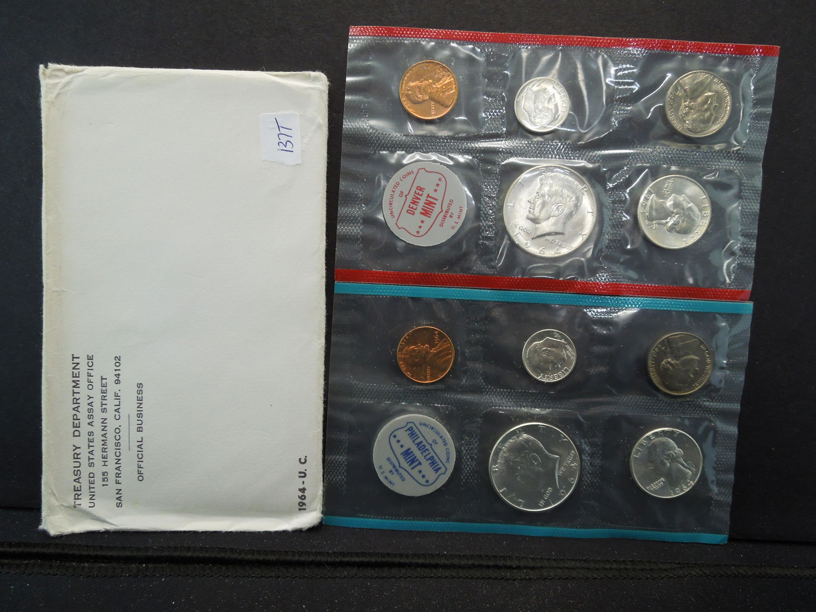 1964 P&D U.S. Mint Set (1 of 5)