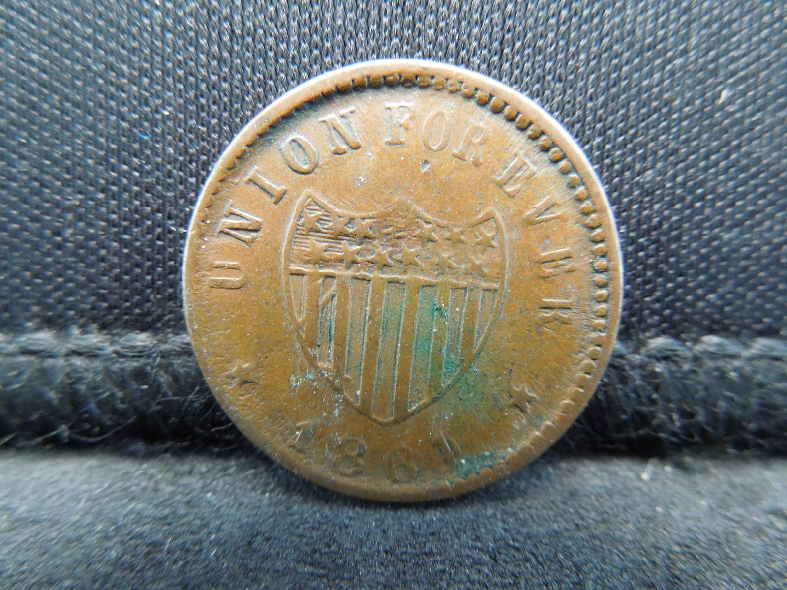 1864 Civil War Token Union Forever (1 of 2)