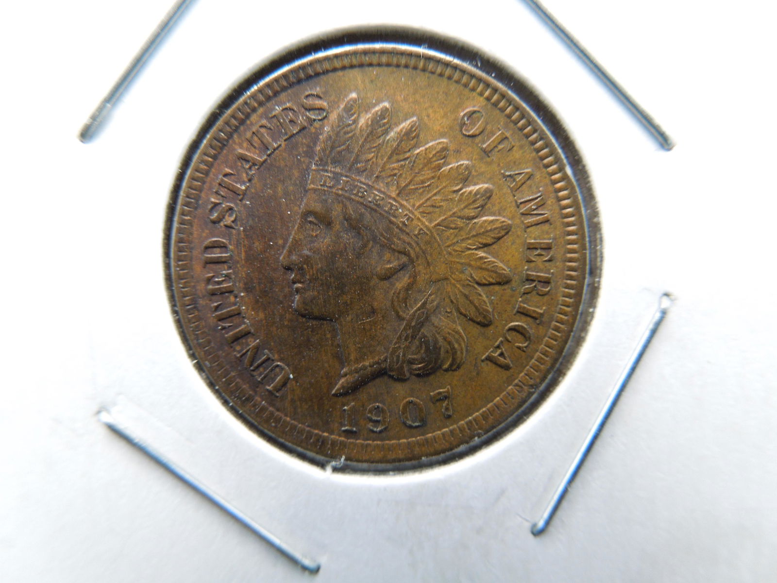 1907 Indian Head Cent Higher Grade (1 of 3)